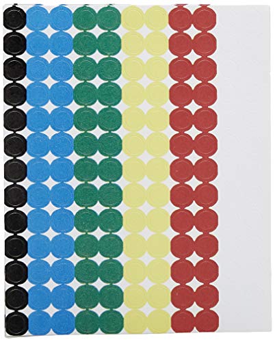 Etiqueta Adesiva para Codificação 6mm Colorida, BIC, Pimaco, 886593, 715 Unidades