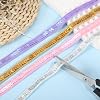 uxcell 11 Yard Sequins Trim Ribbon 0.5 Inch Sequin Gimp Braid Trim Spangle Flat Sequins Paillette Fabric Flat Trims Strips for Crafts Sewing Clothes Home Party Decoration, Pure White #2