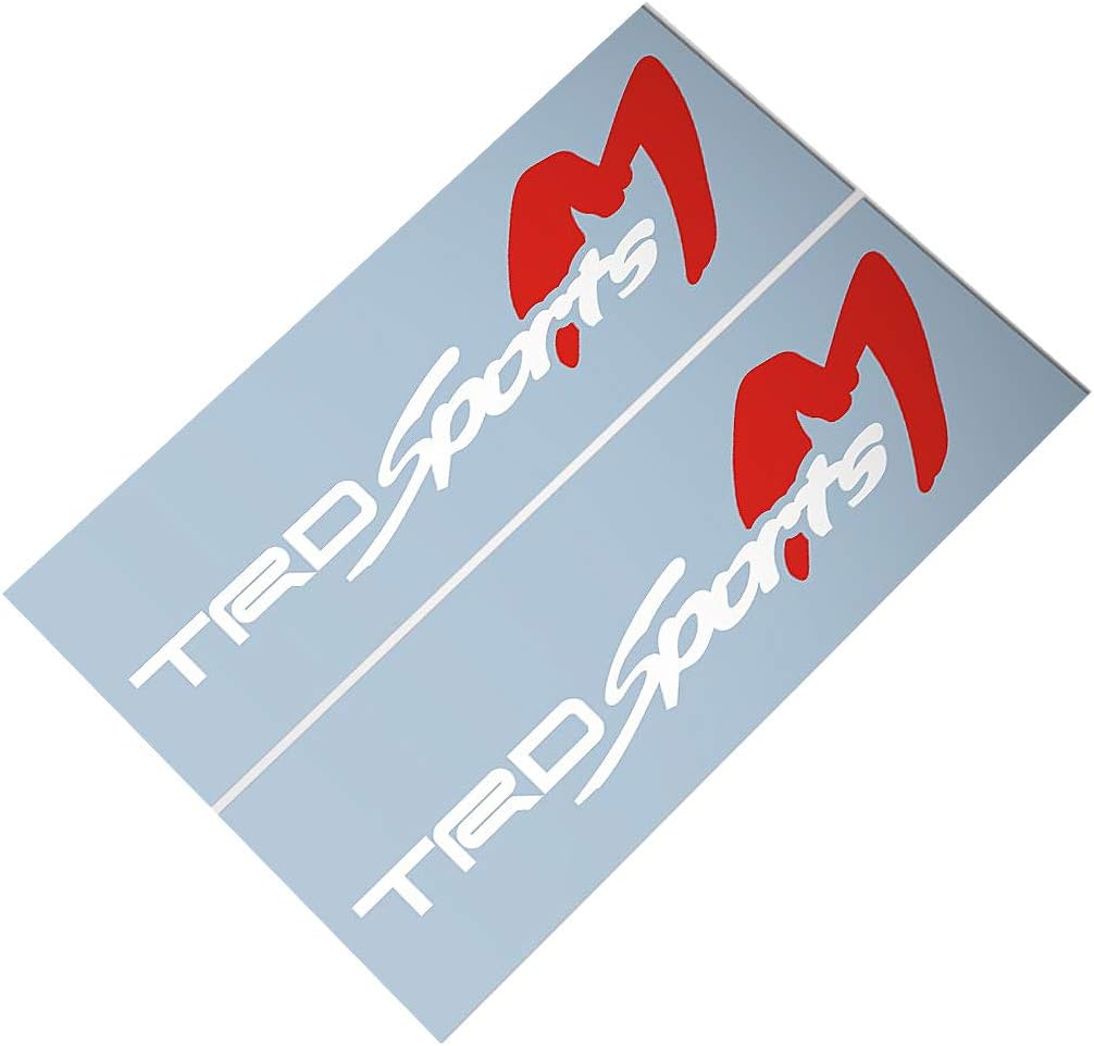 Demupai Decal TRD Sports M Stickers (TRD Sports M-White)