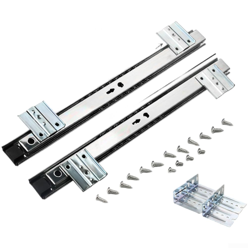 Vassoio per tastiera in ABS sotto la scrivania con cassetto scorrevole liscio, supporto regolabile in altezza a 4 livelli con portapenne, accessorio da ufficio resistente agli urti per configurazione