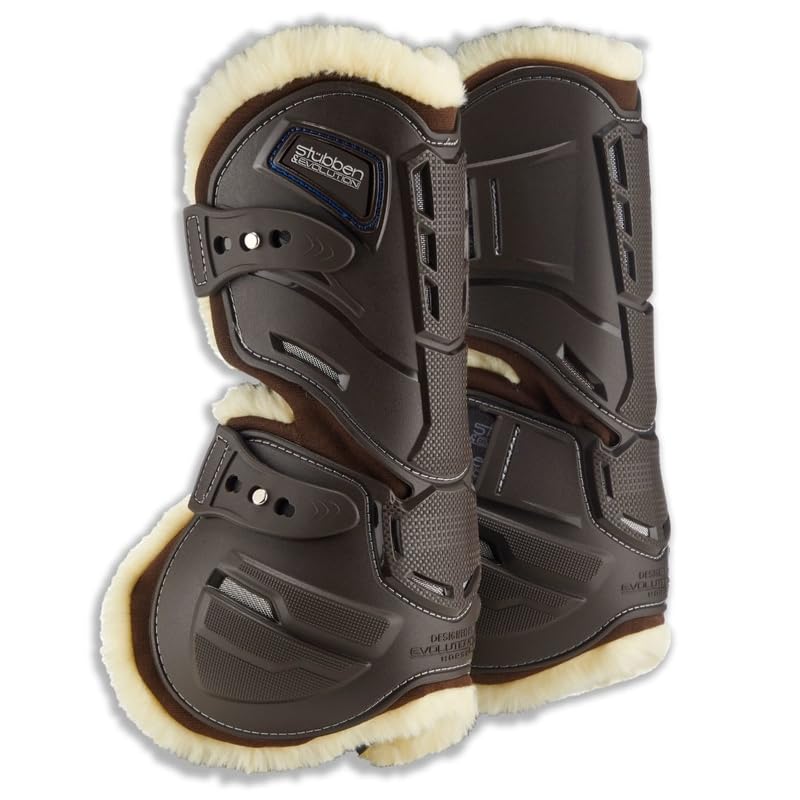 Stübben Hybrid Tendon Boots Fleece - brown - L