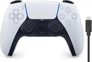 【純正品】DualSense ワイヤレスコントローラー(CFI-ZCT2J) 【Amazon.co.jp限定】 PS5用コントローラー充電ケーブル3m