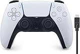 【純正品】DualSense ワイヤレスコントローラー(CFI-ZCT2J) 【Amazon.co.jp限定】 PS5用コントローラー充電ケーブル3m