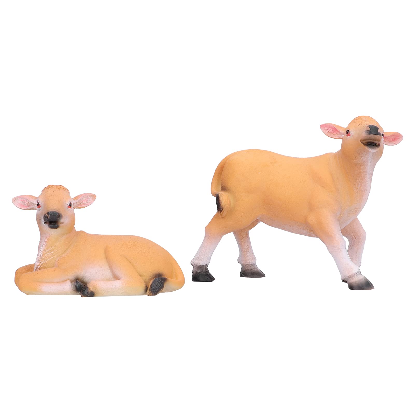 Miniature Cattle, Wear‑resistant Resin Cattle Ornaments for Porch for Home for Terrace for Garden