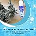 JLXTREME Snow Spray for Christmas Decor - Achieve The Perfect Snowy Holiday Winter Look Without The Hassle - Safe and Easy to Use. Pack of 6 Artificial Snow Spray in Can (8 oz)