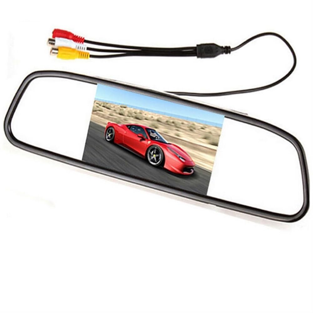 Kit sensori parcheggio Di monitoraggio del parcheggio video wireless per auto, specchietto retrovisore, telecamera e sensore di allarme radar