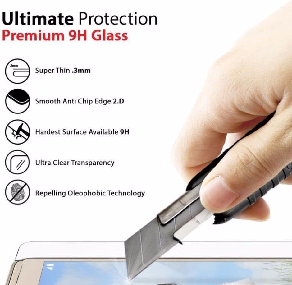 Miniatura 4 de BISEN - Protector de pantalla de vidrio templado para iPhone 14 Pro Max (2022), antirreflejos, antihuellas, antiarañazos