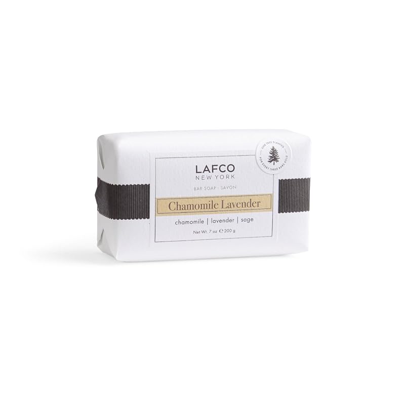Sabonete em Barra LAFCO NEW YORK Camomila e Lavanda, 7 oz, com óleo de oliva e argan