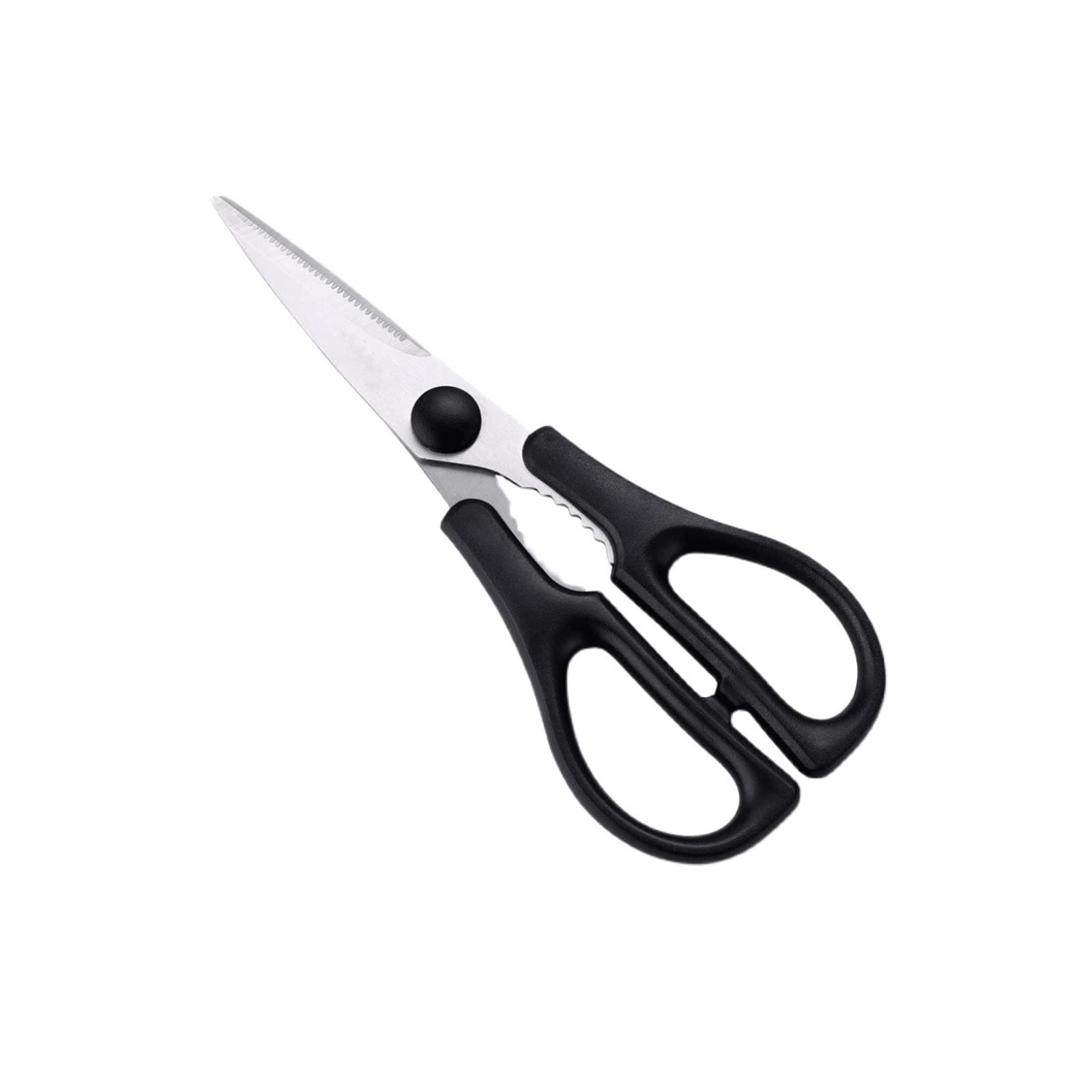Gthtuhfd Black Kitchen Scissors Kitchen Scissors, Stainless Steel Scissors, Suitable For Herbs, Chicken, Meat And Vegetables,