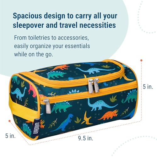 Image of Wildkin Toiletry Bag for Boys and Girls, Ideal for School, Weekend, or Overnight Travel