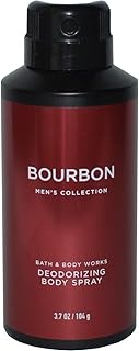 Bath and Body Works Bourbon Men's Deodorizing Body Spray 3.7 Ounce