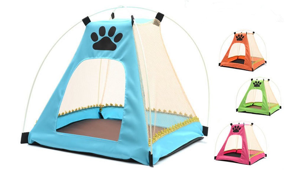 Amazon | 犬小屋 ペットテント 犬用ハウス プレイテント 猫用 夏用