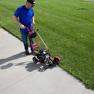 EARTHQUAKE 41273 79cc 4-Cycle Walk-Behind Edger, Red/Black