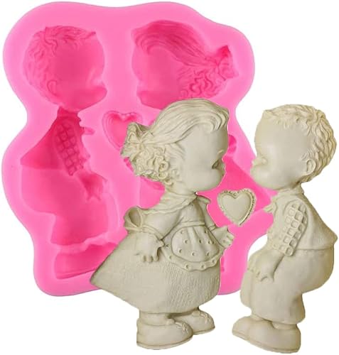 Gulinaza Moldes de silicona para decoración de velas de postre