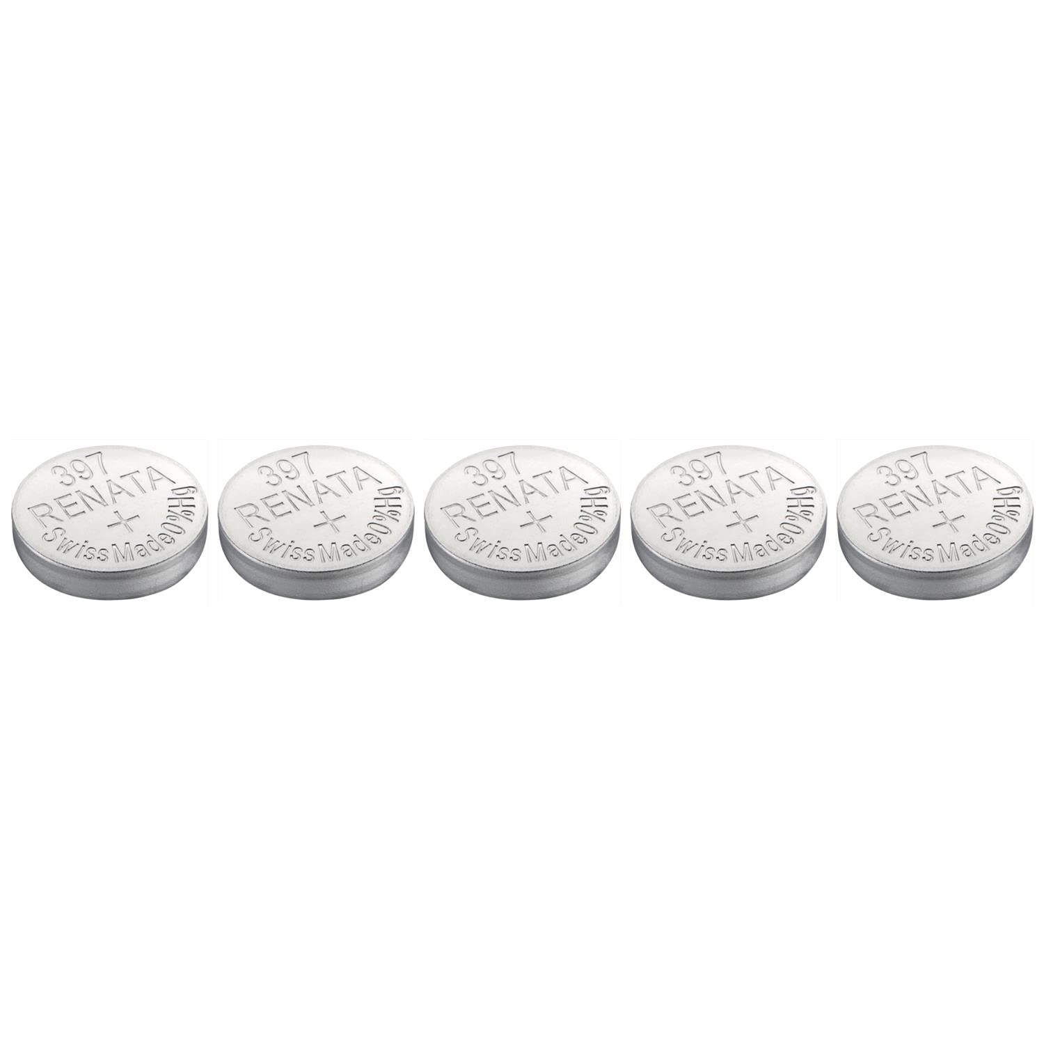 RENATA Knopfzellen Silberoxid 397 / SR726SW – 3er-Pack, Hg-frei