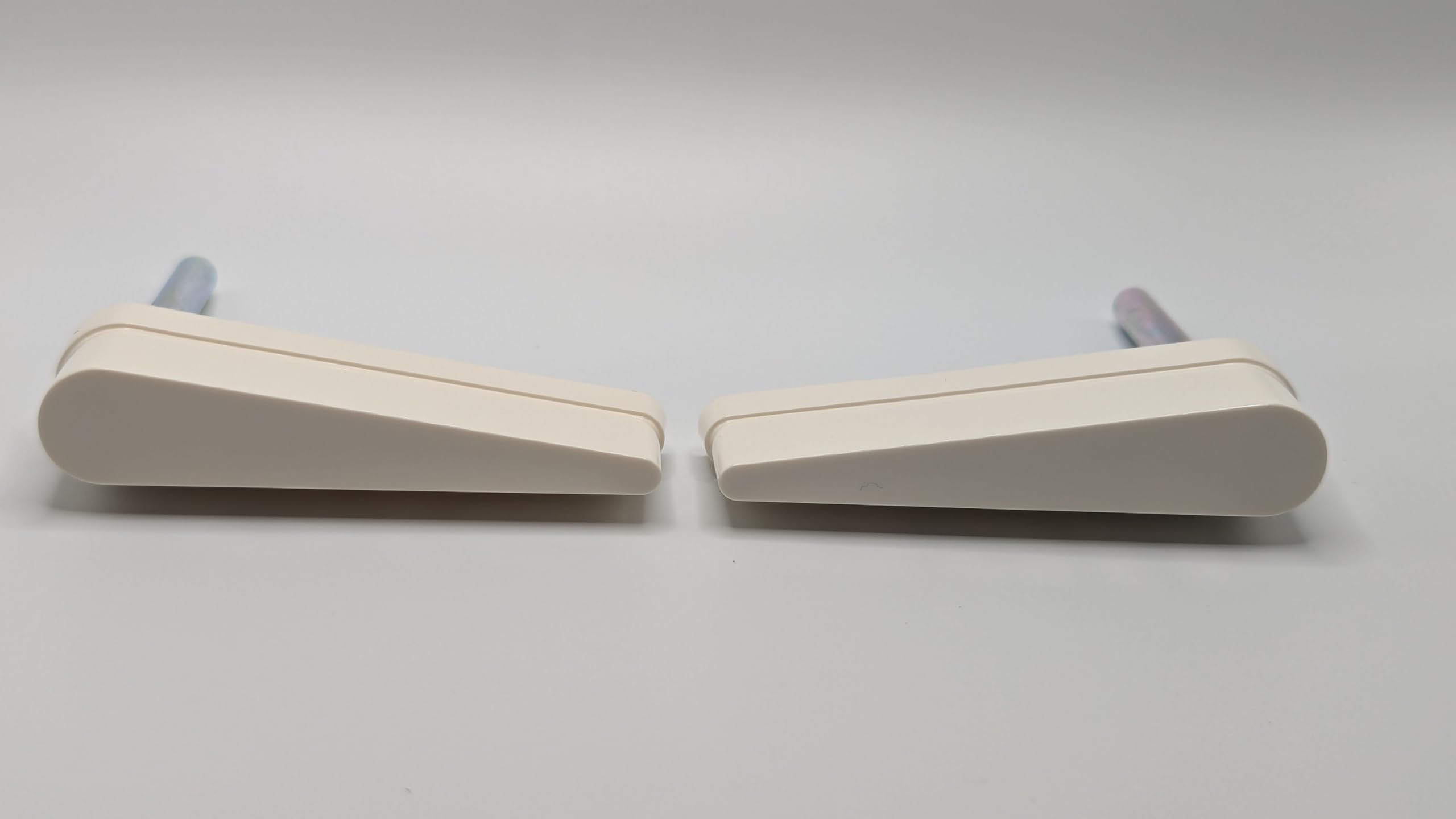 Pinball Life Flipper Bat and Shaft Assembly, No Logo, 3 inch, Plain (White, 4 Pack)