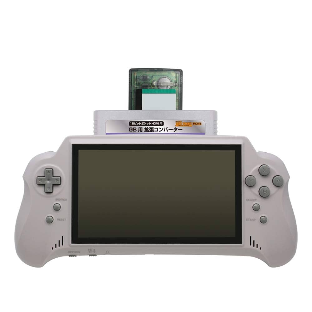 IPS 16BIT POCKET HD ゲーム機&拡張コンバーターセット SFC用互換機