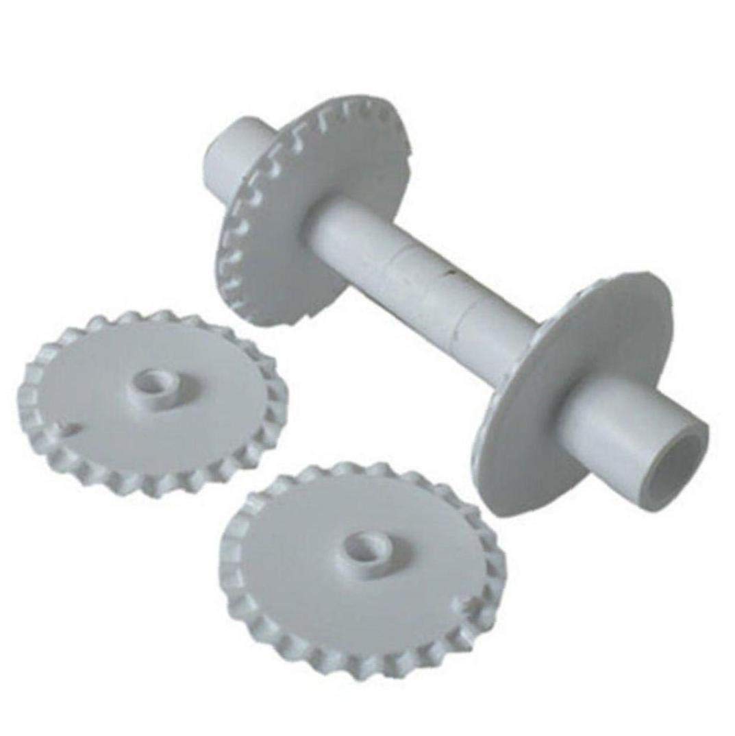 Tossper 6Pcs Fondant Strip Ribbon Cutter, For Sugarcraft/Cake Decorating