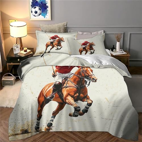 Housse de couette légère confort cocon parure lit double imprimée pour ados - 6