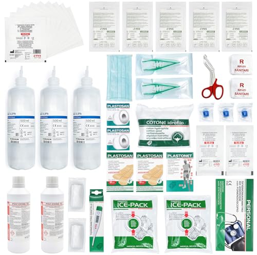 Onfarma FARMA2 Cassetta Pronto Soccorso Cassetta Medica Completa Conforme Dm 388 Allegato 1 Per Aziende Con 3 O Più Lavoratori A Norma Di Legge Per Aziende Con 3 O Più Lavoratori. - 6