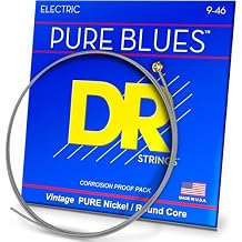 DR Strings Pure Blues Pure Nickel Wrap Round Core 9/46