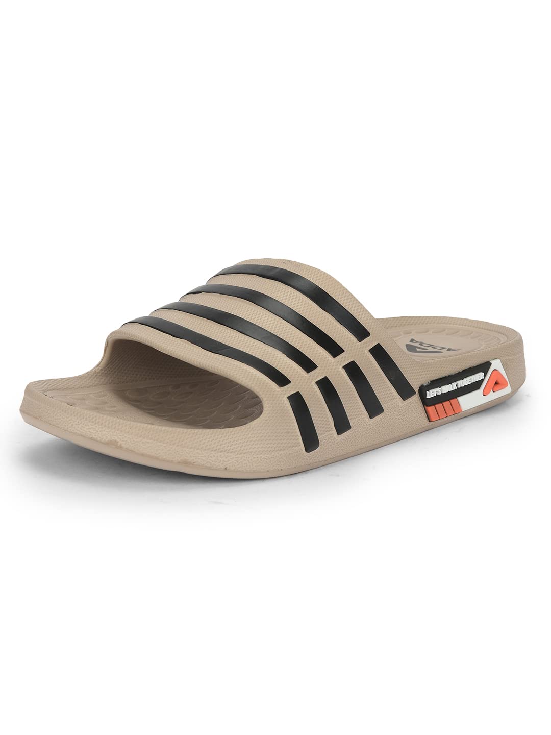 ADDA (LABEL)TM-NEXT GEN || Durable & Comfortable || 2D Sole || Skid Resistant || Lightweight || Soft and Comfortable Footbed || Outdoor Slipper || Special Soft || Sliders for Men