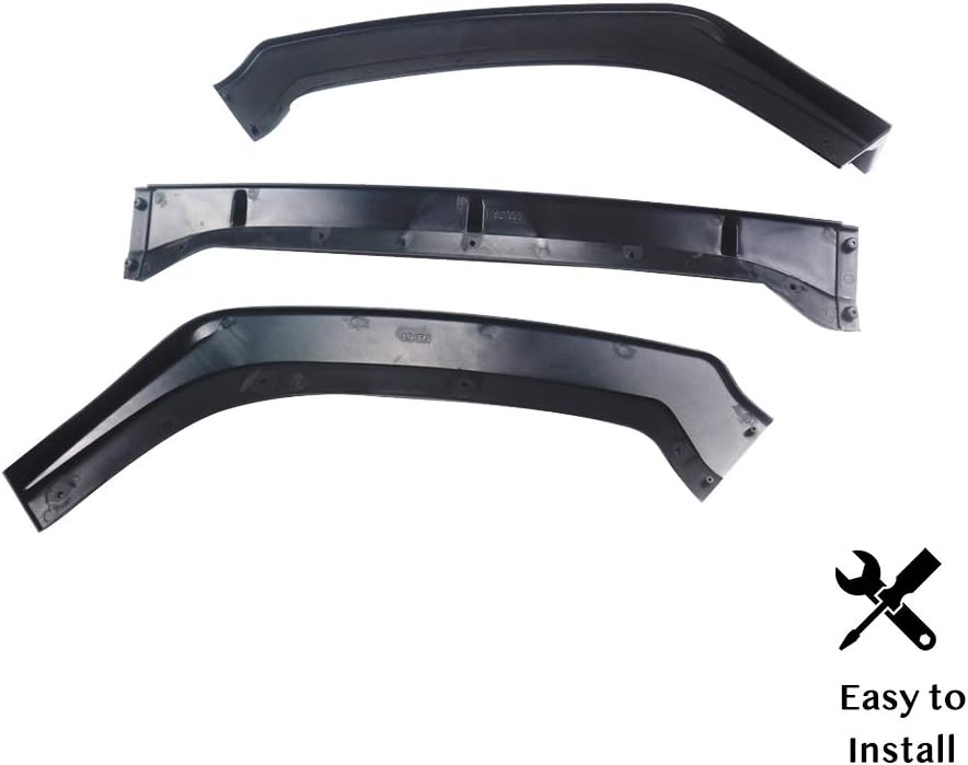 YOUNGERCAR Front Bumper Lip Fit for 2019 2020 2021 2022 Nissan Altima Gloss Black Style ABS Plastic Front Bumper Spoiler Splitter Wing