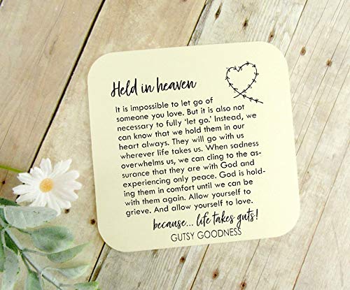 Gutsy Goodness 24" God Has You in His Arms Memorial Necklace Jewelry Angel Wing Charm