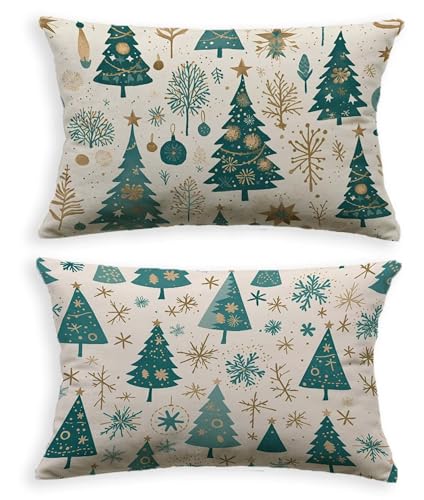 Housse de coussin turquoise 40x80 velours lot de 2 décor salon