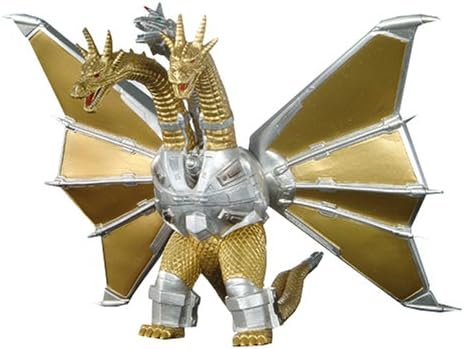 Amazon Com Godzilla Japanese 9 Inch Vinyl Figure Final Wars Mecha King Ghidorah Re Paint Toys Games