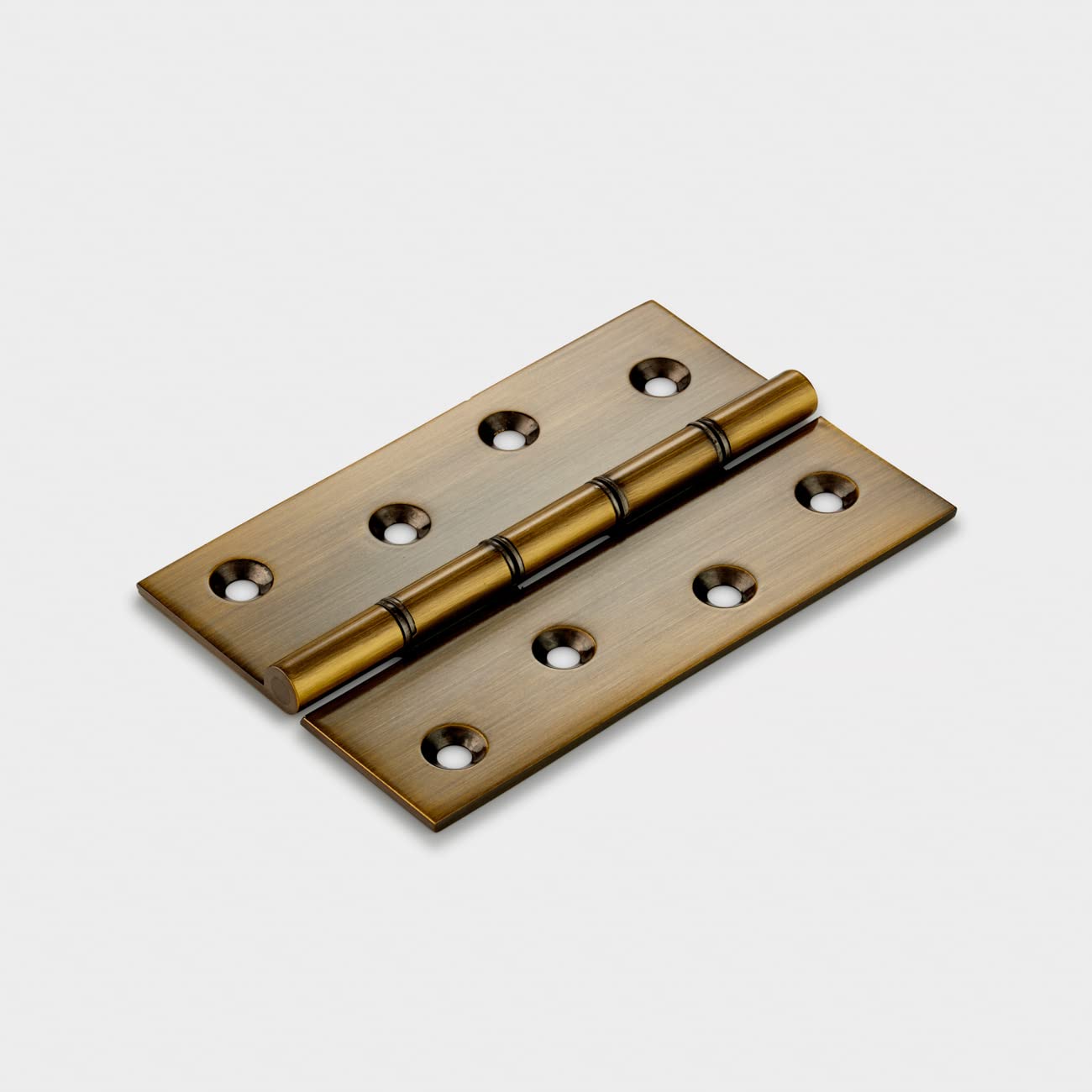 Pushka Home Modern Solid Brass Double Bronze Washered Gold Silver Black Antique Gold Door Butt Hinges Sold Individually 100 x 67mm (Antique Gold)