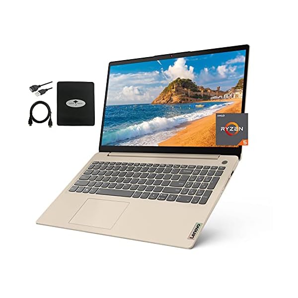 2021-Newest-Lenovo-Ideapad-3-156-FHD-Laptop-AMD-Ryzen-5-5500Uup-to-40GHz-20GB-RAM-512GB-NVMe-SSD-AMD-Radeon-7-Graphics-up-to-12-Hours-Webcam-HDMI-Win-10-Home-wGhost-Manta-Accessories Lenovo 2023 Newest Ideapad 3i Laptop, 14" FHD Display, Intel Core i3-1115G4 Dual-Core Processor, 4GB RAM, 128GB SSD, Intel UHD Graphics, Bluetooth, Webcam, HDMI, Windows 12 in S Mode