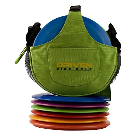 Kiwi Green Slingshot Disc Golf Bag by Driven (Bag only, Discs Sold Seperately)