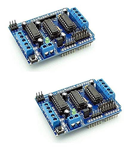 Robotbanao L293D Motor Driver Shield For Microcontrollers - 4 Channel Driver - Pack Of 2 (B08THHNVBT) Amazon Price History, Amazon Price Tracker