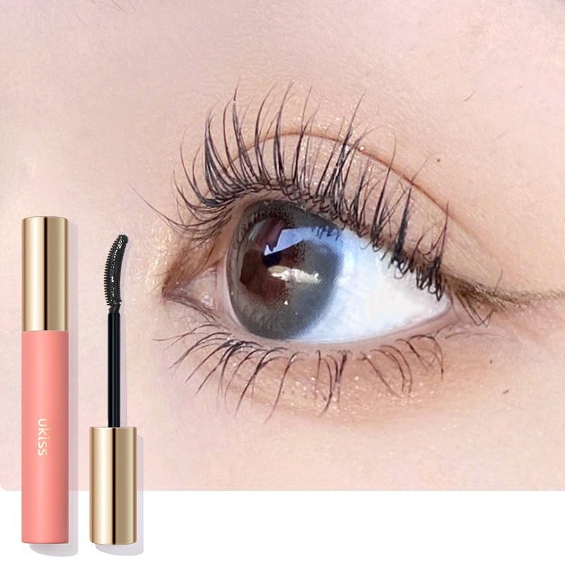BeautyMall 1 PC Ukiss Mascara Primer Long Lasting Curling Lengthening Fix Mascara, Smudge Proof Water Proof Mascara Base Holds All Day Long (01# Black, 5g)