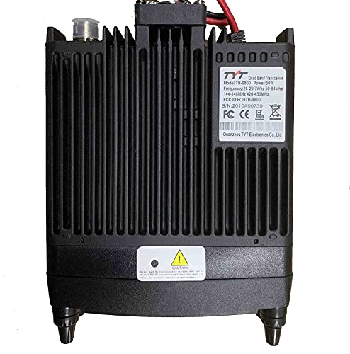 Tyt Th-9800D Quad Band 50W Cross-Band Mobile, 10M/6M/2M/70Cm Mobile Transceiver, A+B Dual Band Two Way Radio #TOP7