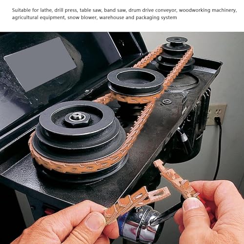 Drehmaschinenriemen, 63 Cm Umfang, 10 Zoll Drehmaschinenantriebsriemen für Bohrmaschine, Tischkreissäge, Bandsäge, Holzbearbeitungsmaschinen, Hochfester PE Antriebsriemen für