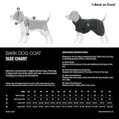 Back on Track Hundemantel Bark Allround grau (50 cm)