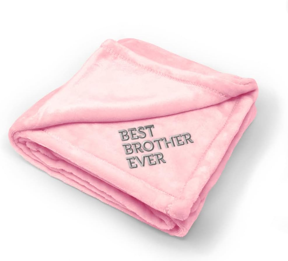 Nursery Bedding Baby Blankets for Boys & Girls Best Brother Ever Polyester