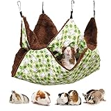 ✨ 【Material duradero】 Hecho de tela de felpa de alta calidad, nuestra pequeña hamaca animal sería transpirable, cómoda y duradera. Proporciona un lugar de descanso seguro y seguro para su mascota.