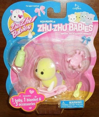 babychanes Amazon.com: Zhu Zhu Baby Nanners with Accessories Yellow : Toys