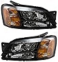 Garage-Pro Headlight Assembly Compatible with 2000-2004 Subaru Outback/Legacy and 2003-2006 Subaru Baja Halogen, (Baja, Base/Turbo Models), (Legacy, GT/GT Limited), Set of 2, Driver and Passenger Side