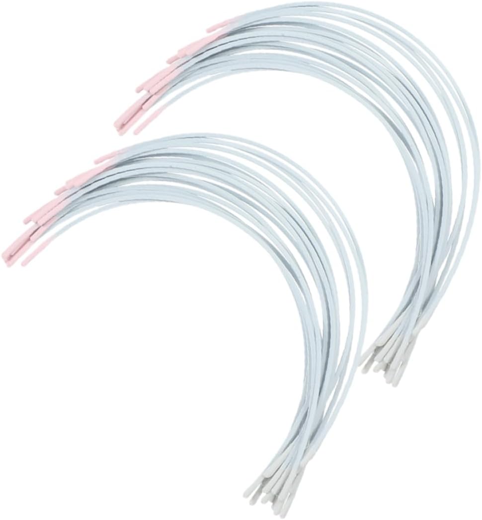 Women Bra Underwire Replacement White Metal Rings 50 Pairs