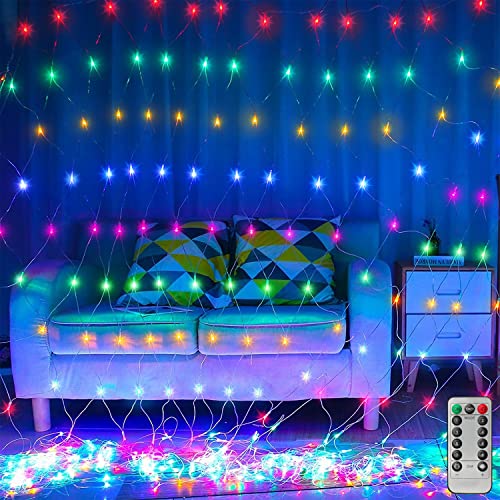 Filet LED multicolore 200 : la solution anti-nœud pour décorer facilement vos sapins