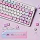 KiiBoom X Elyxirine Digitale Träume: Pastell Y2K Keycap Set, 144 Tasten MOA Profil PBT Keycaps für mechanische Tastatur, Kompatibel mit ANSI/ISO, 60%, 65%, 75%, TKL, Full-Sized Layout
