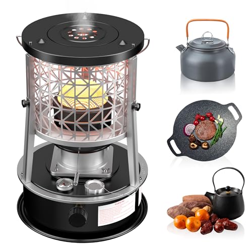 GLIESE Petroleum Heizung Heizstrahler 2,6 kW, für 15-20m...