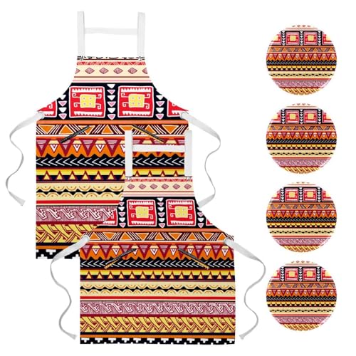 Tablier de cuisine anti-tache lot de 2 pour nettoyage et travail