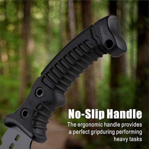 Image of REAT Machete Knife with Shaeth,15 inch Lightweight Garden Tools Knife,Ergonomic No-Slip Handle, Machetes for Bushcraft, Outdoor Hunting, Garden Cutting Trees and Yard Work