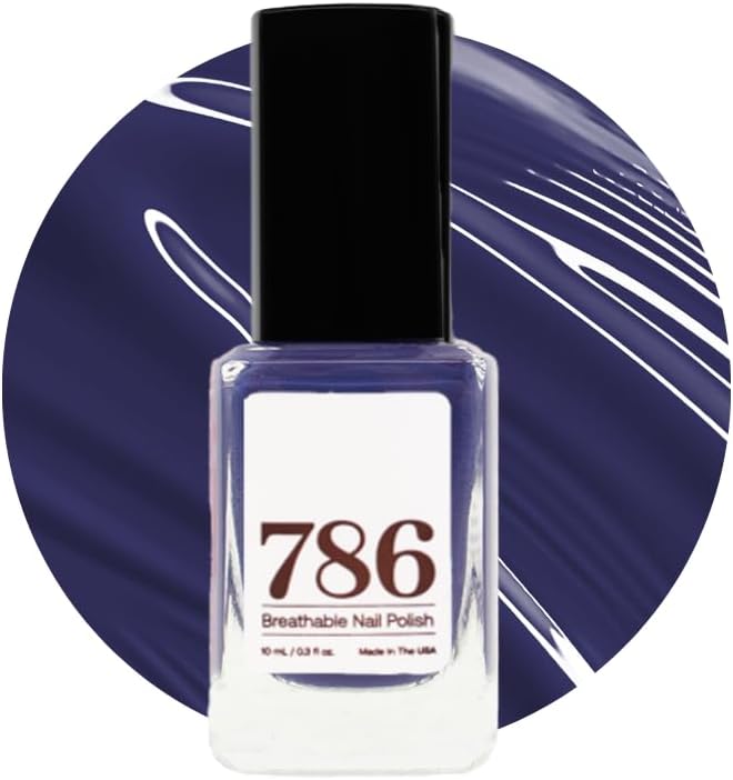 786 Cosmetics Breathable Nail Polish - Vegan Nail Polish, Cruelty-Free, Healthy, Halal Nail Polish, Fast-Drying Nail Polish (Samarkand)