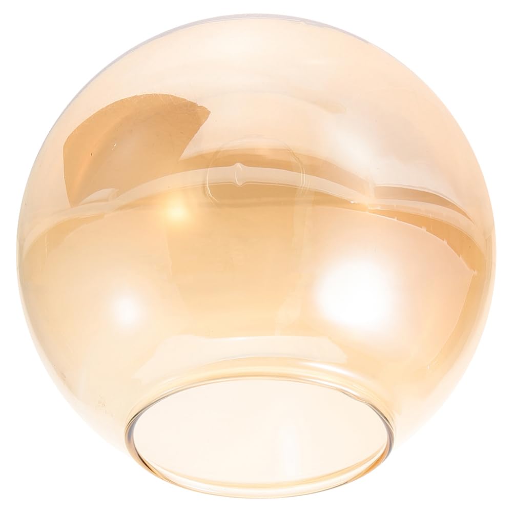 Alipis Replacement Glass Lampshade Cover Characters Grey Glass Lampshade for Pendant Light for Ceiling Light